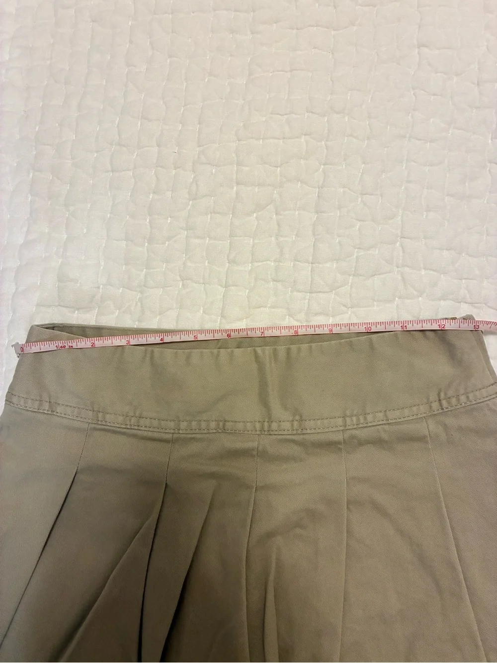 The Children's Place Khaki Schoolgirl Skort - Light Tan and Navy: Bundle of 8